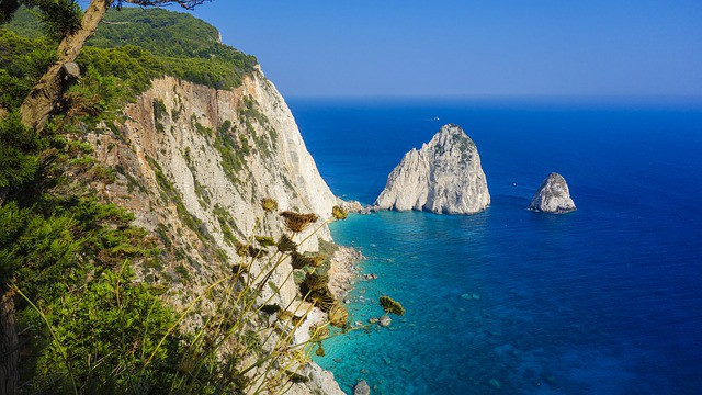 Griechenland Kreta Urlaub Bucht Felsen